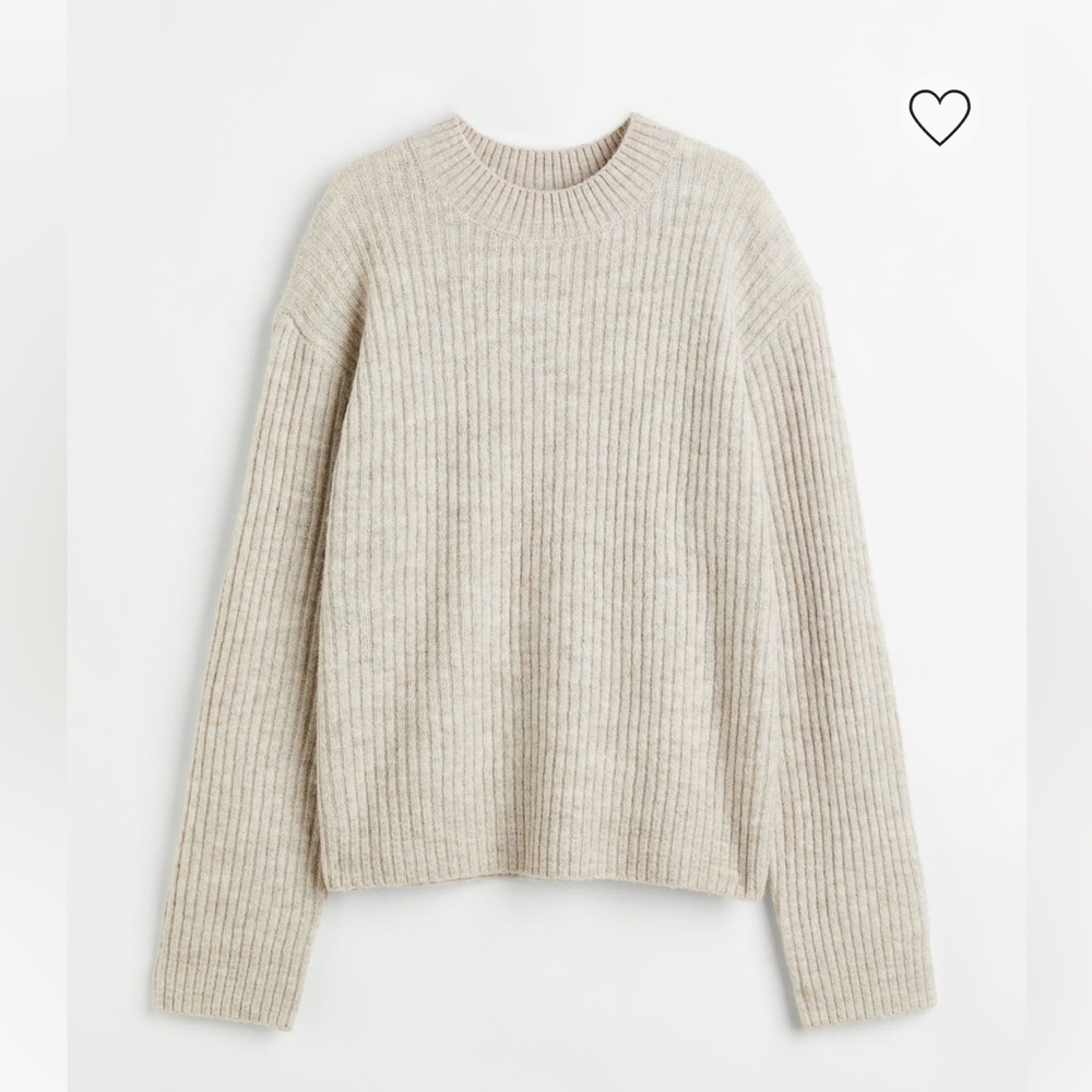 H&M ribbed knit sweater NWOT